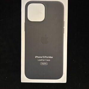 Apple iPhone 13 Pro Max Leather Case - Midnight